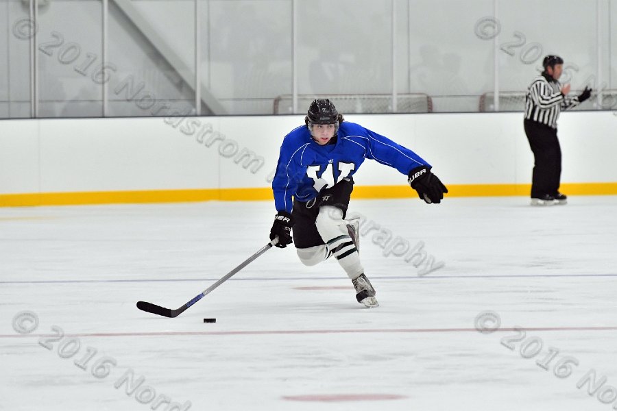 Wheaton College Men\'s Ice Hockey vs Middlesex Community College. - Photo By: KEITH NORDSTROM